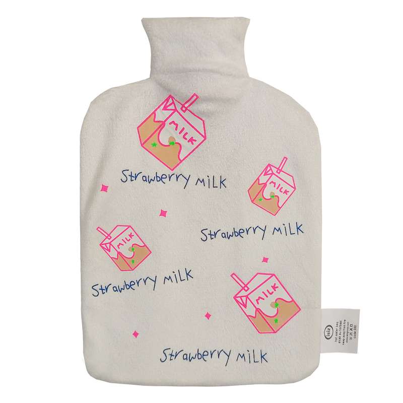 کیسه آب گرم کودک ایسیز طرح strawberry milk مدل Is330.28 کیسه آب گرم کودک ایسیز طرح strawberry milk مدل Is330.28