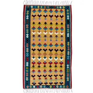 گلیم دستبافت دو متری کد 48