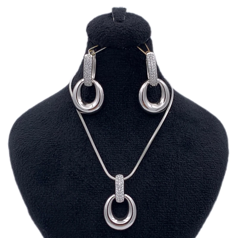 نیم ست زنانه ژوپینگ مدل جواهری کد KYSETNIM100