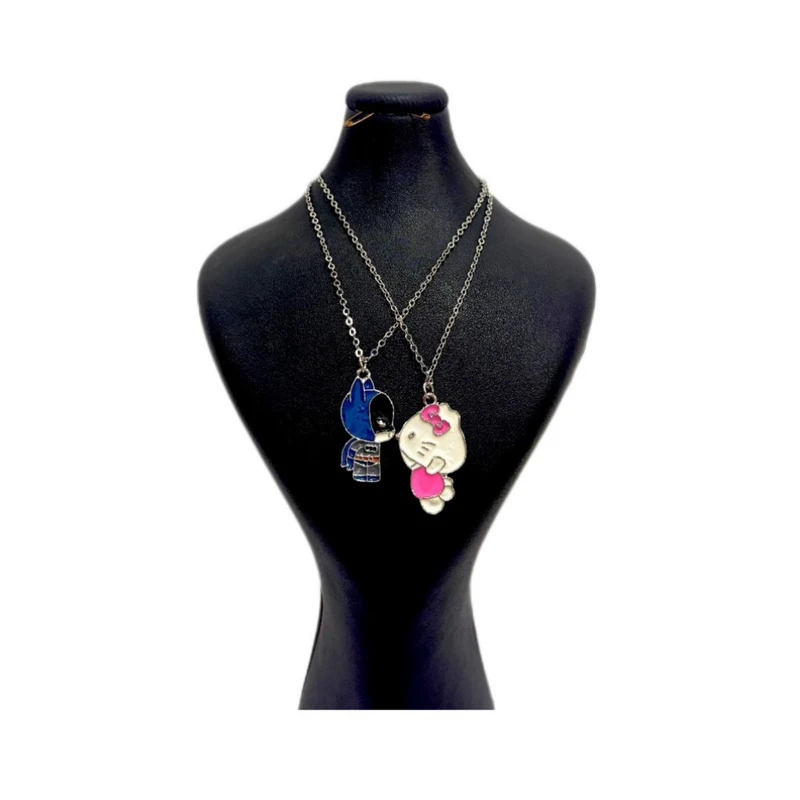 گردنبند مدل بتمن و کیتی  بسته دو عددی 