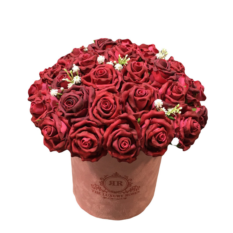 باکس گل مصنوعی مدل گل رز 