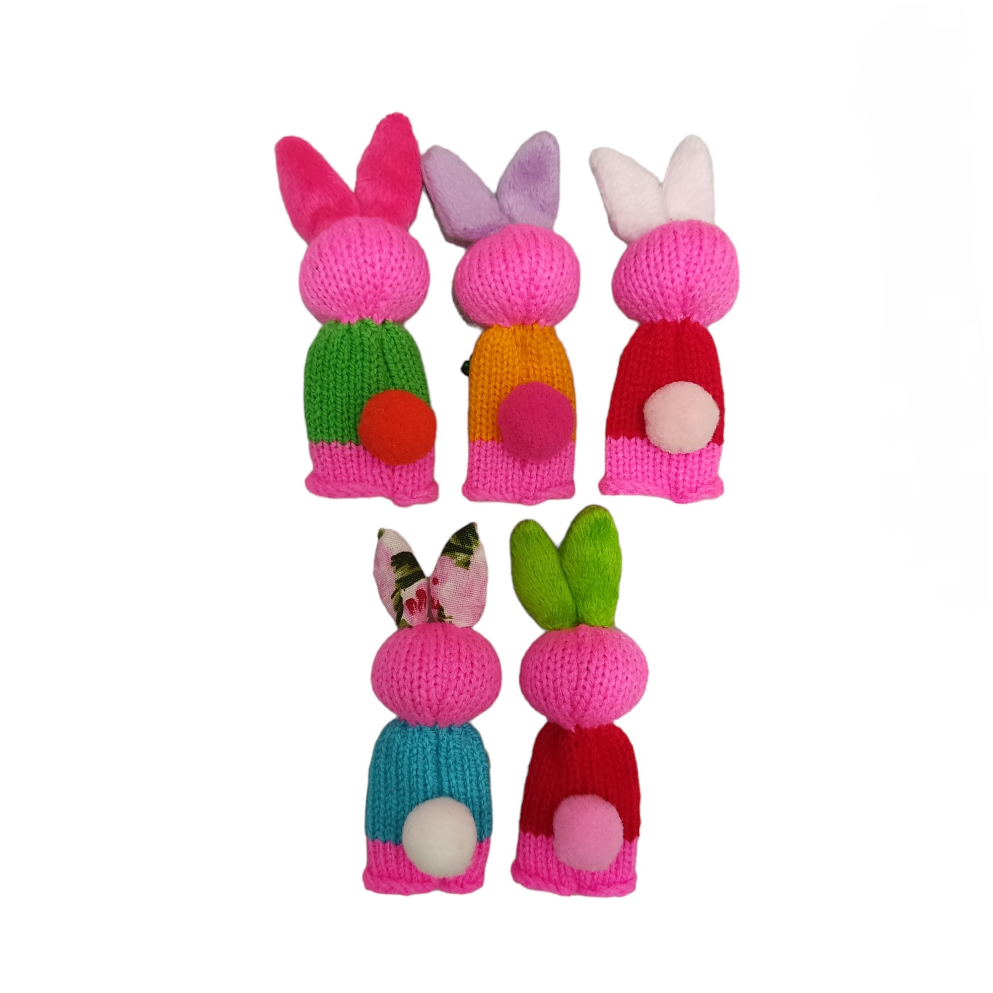 عروسک انگشتی طرح خرگوش مجموعه 3 عددی