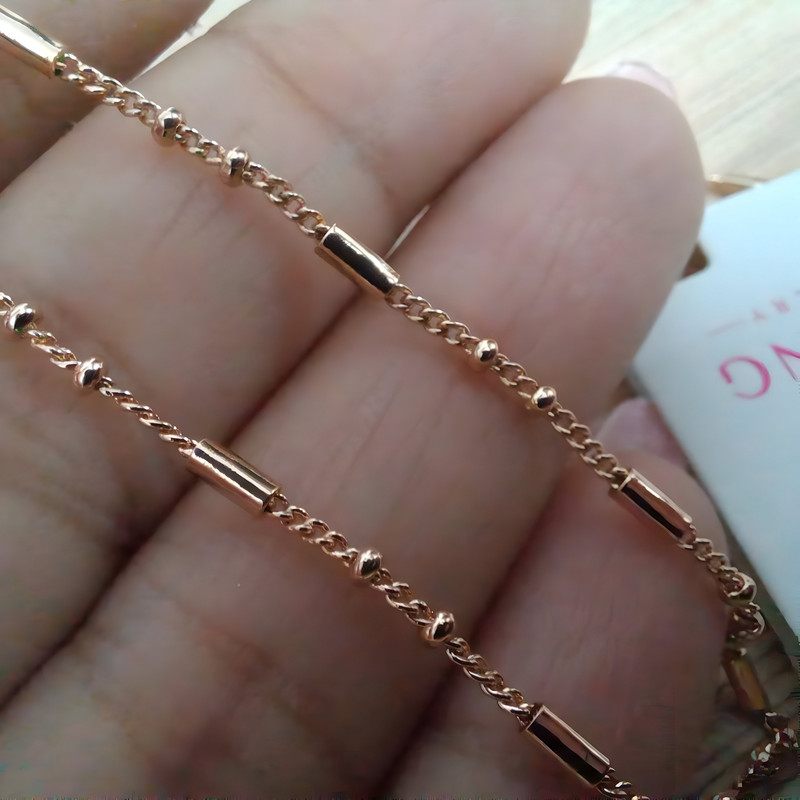 زنجیر زنانه ژوپینگ مدل مهره ای