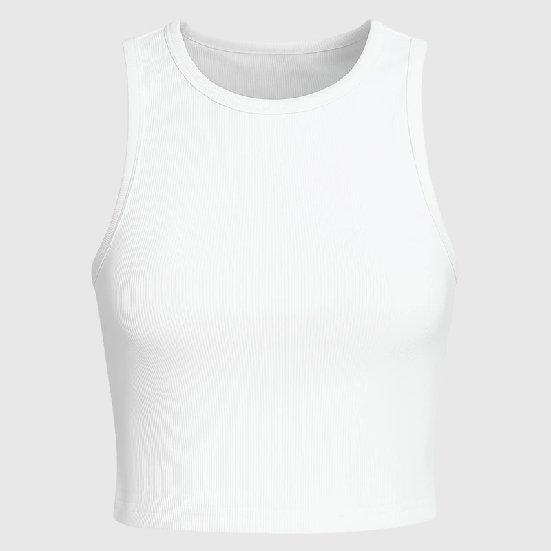 کراپ تا‌پ زنانه مدل یقه گرد