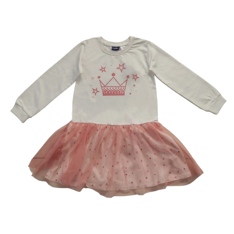 پیراهن آستین بلند یقه گرد دخترانه لوپیلو مدل A0