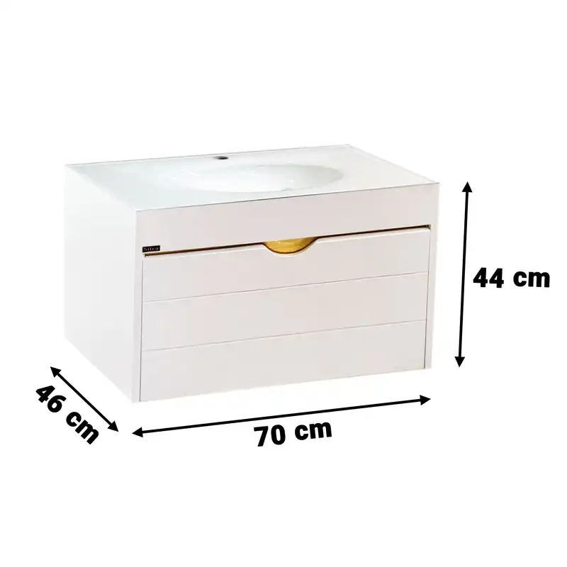 ست کابینت و روشویی سیتکا مدل GL-007/70