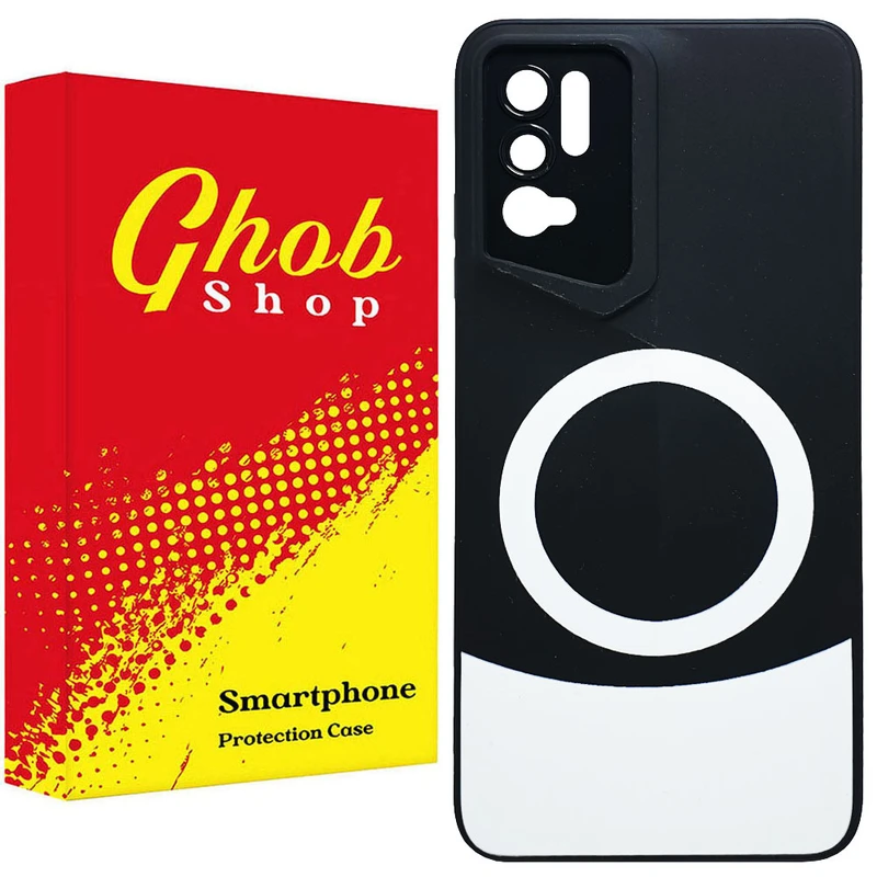 کاور قاب شاپ مدل مگ سیف طرح دو رنگ مناسب برای گوشی موبایل شیائومی Poco M3 Pro / Note 10 5G / Note 10T 5G / Note 11SE