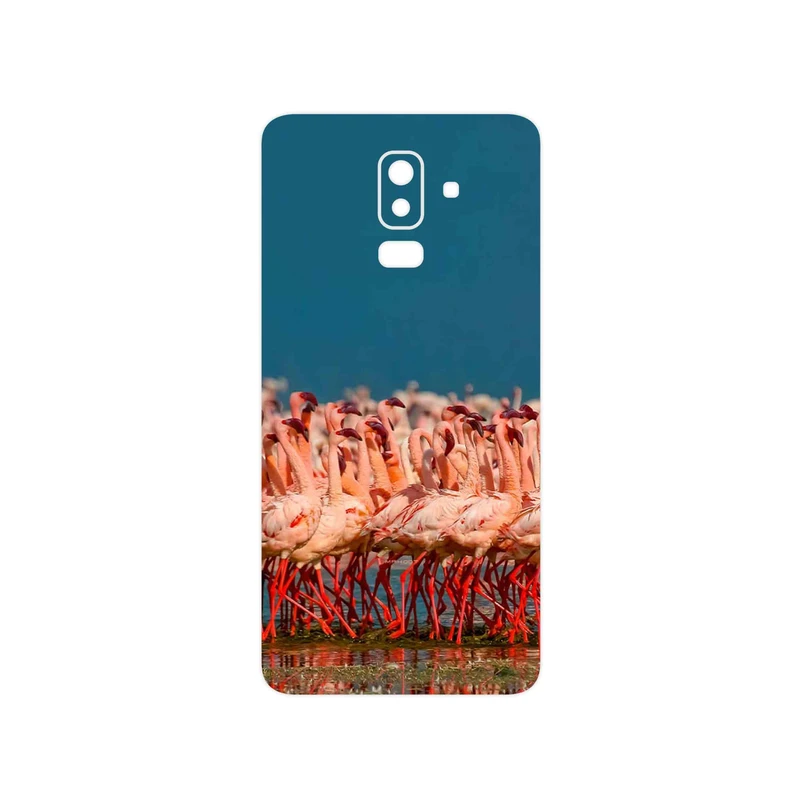برچسب پوششی ماهوت مدل Flamingo مناسب برای گوشی موبایل سامسونگ Galaxy J8