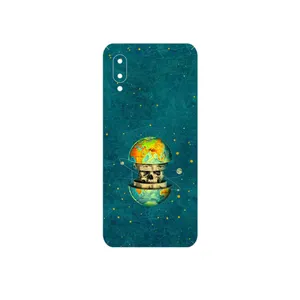 MAHOOT Collage of Earth Face Cover Sticker for Samsung Galaxy M02