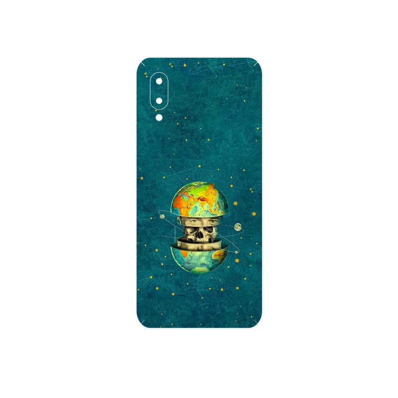 برچسب پوششی ماهوت مدل Collage of Earth Face مناسب برای گوشی موبایل سامسونگ Galaxy M02