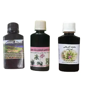 کود مایع گیاهان برگ سبز و بنفشه آفریقایی و هیومیک اسید کد 02 حجم 120 میلی لیتر بسته 3 عددی 
