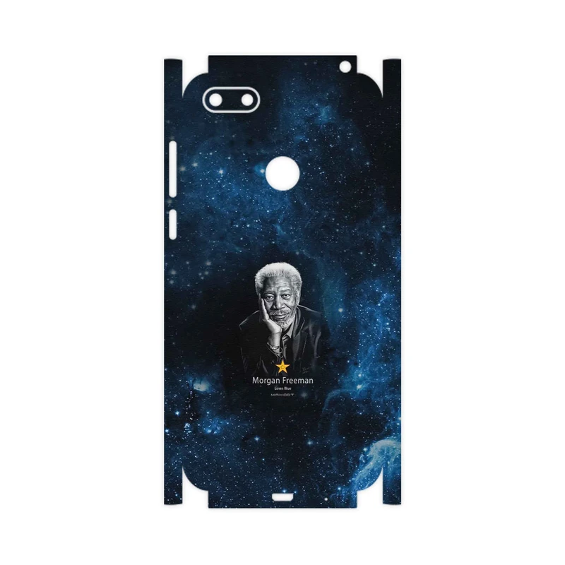 برچسب پوششی ماهوت مدل Morgan Freeman-FullSkin مناسب برای گوشی موبایل موتورولا Moto E6 Play