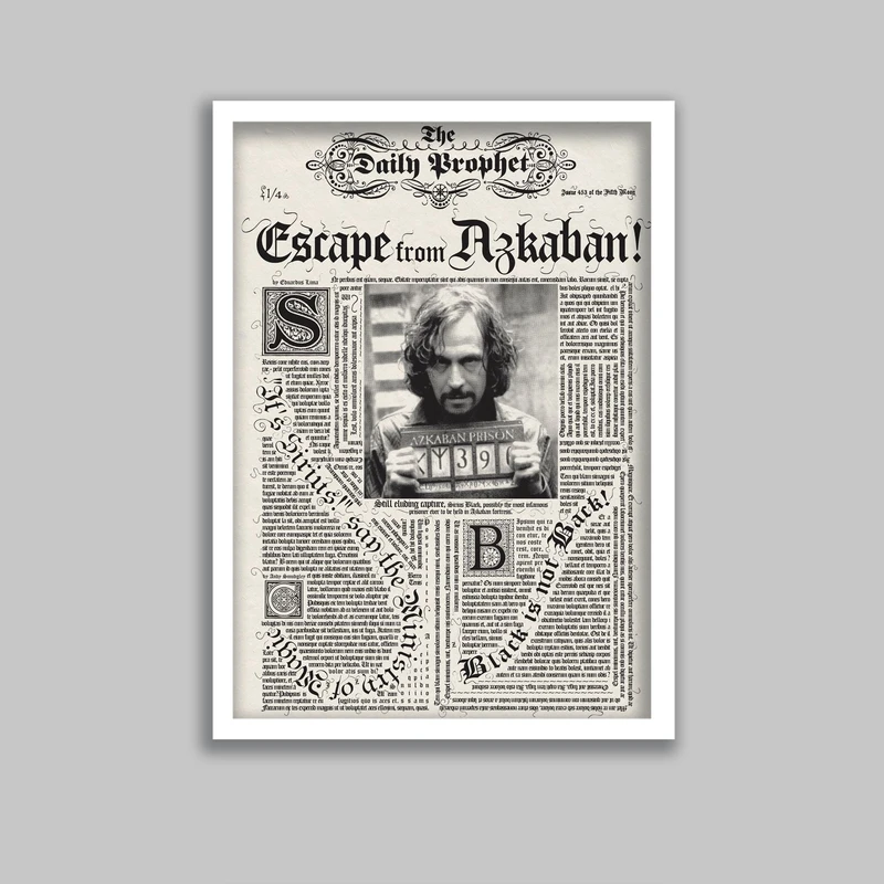 تابلو مدل هری پاتر Harry Potter کد LA-G10572