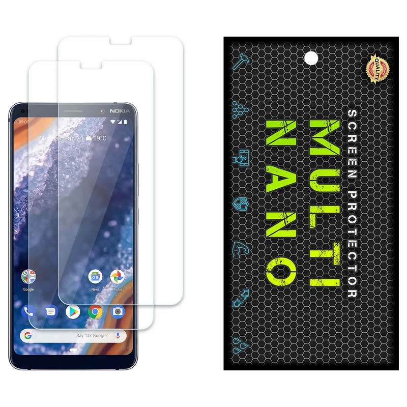 محافظ صفحه نمایش مولتی نانو مدل X-S2N مناسب برای گوشی موبایل نوکیا 9 PureView بسته دو عددی