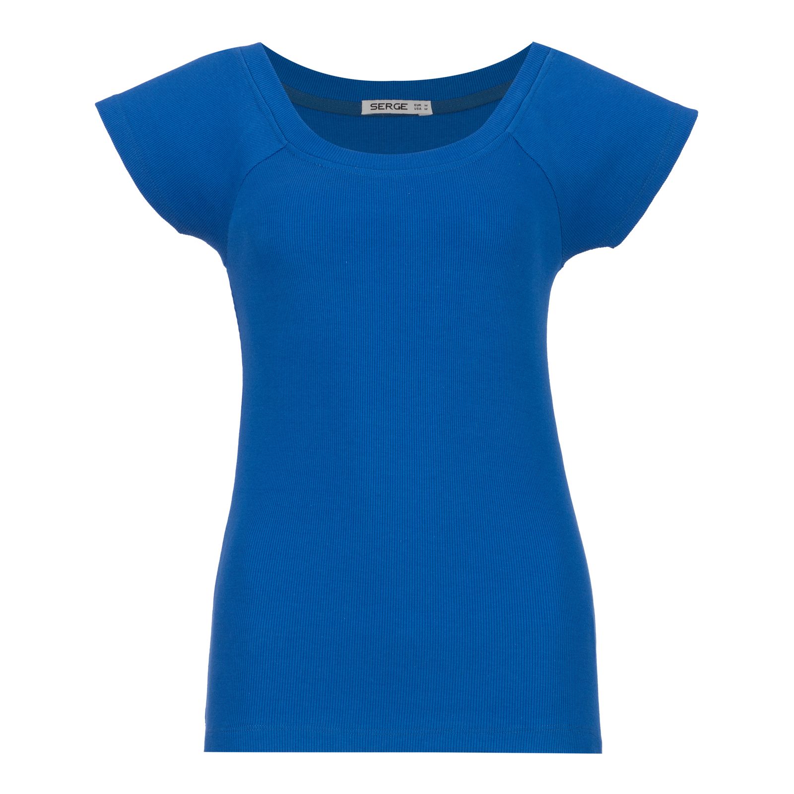 تی شرت آستین کوتاه زنانه سرژه مدل 203372 رنگ آبی