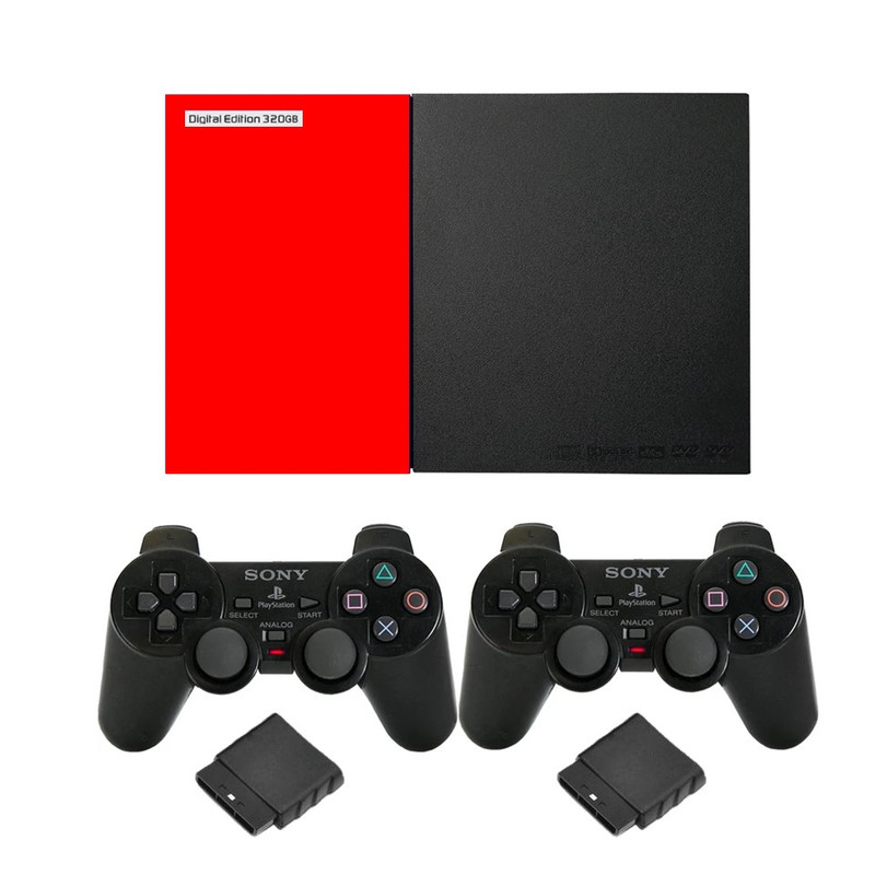 کنسول بازی سونی مدل Playstation 2 Slim سری دیجیتال ظرفیت 320 گیگابایت