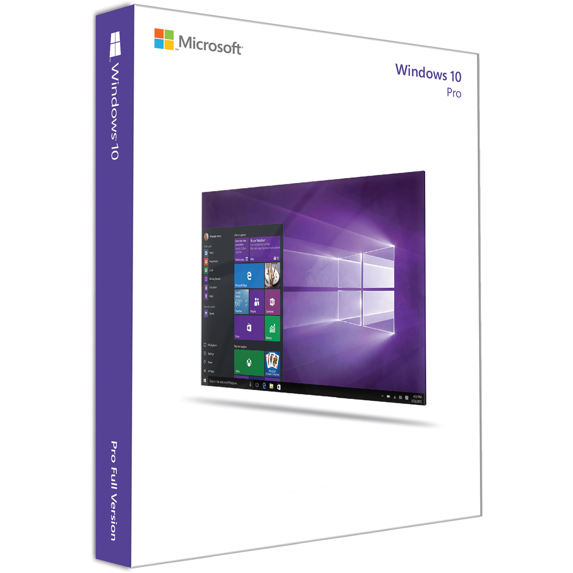 سیستم عامل مایکروسافت windows 10 Pro Retail نشر آورکام