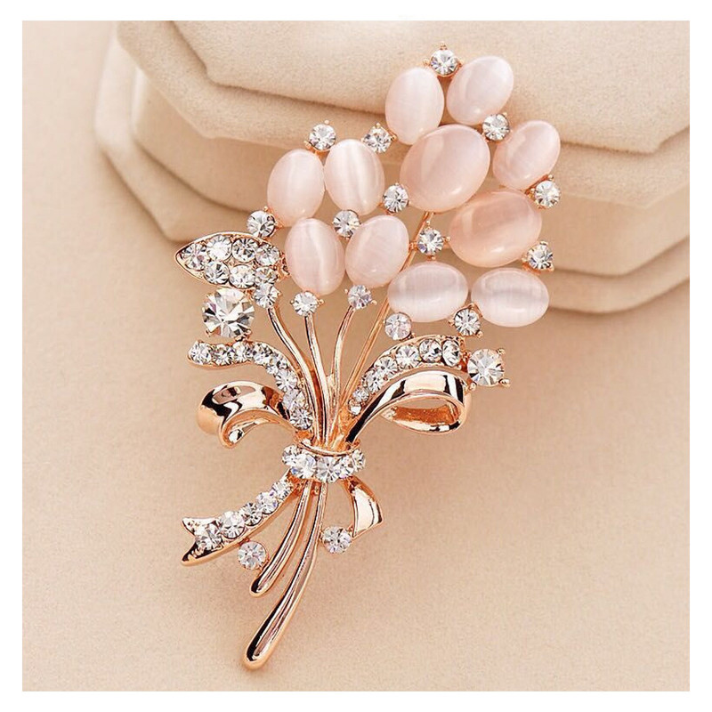 گل سینه زنانه مدل دسته گل کد 00582