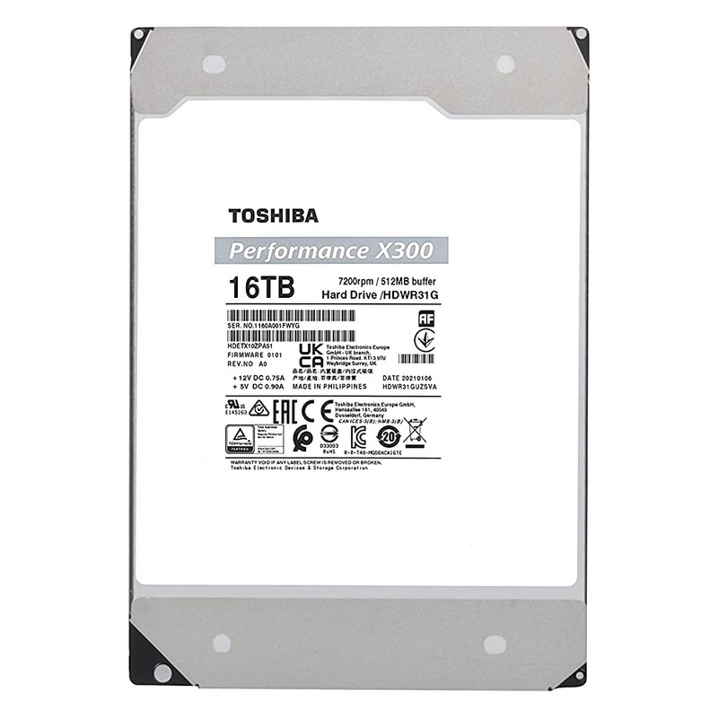 هارددیسک اینترنال توشیبا مدل Performance X300 ظرفیت 16 ترابایت