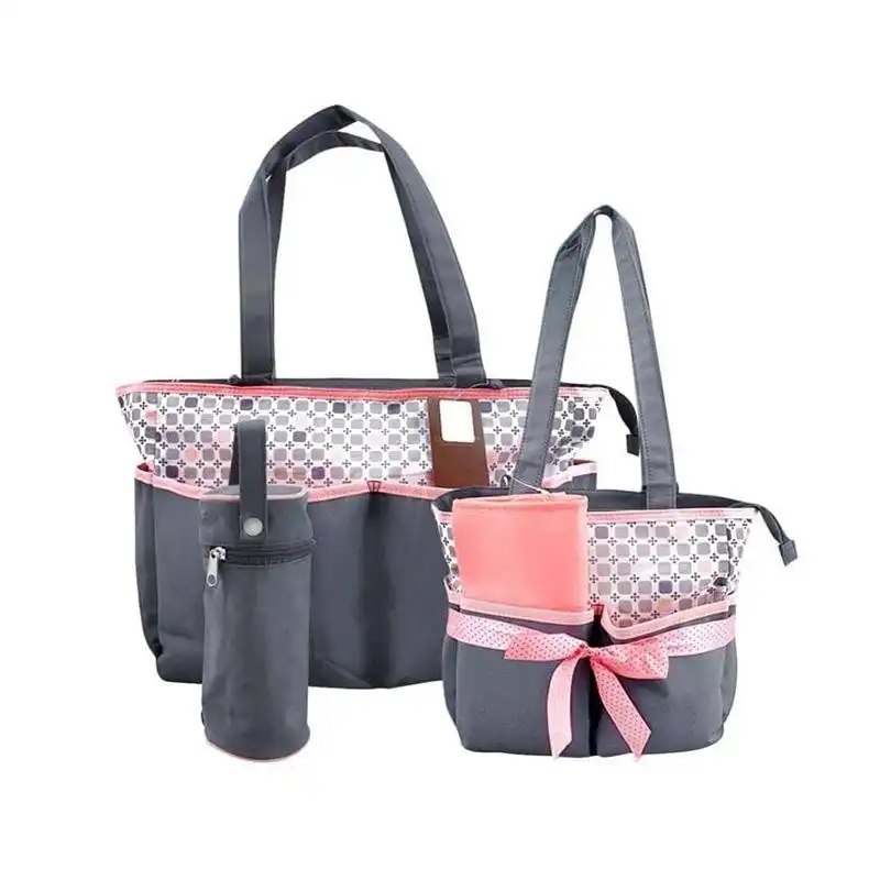 ساک لوازم کودک و نوزاد مدل مربعی بسته 4 عددی