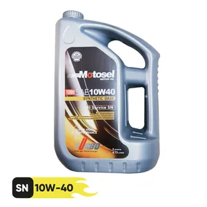 روغن موتور خودرو موتوسل مدل SN 10W_40 حجم 4.73 لیتر