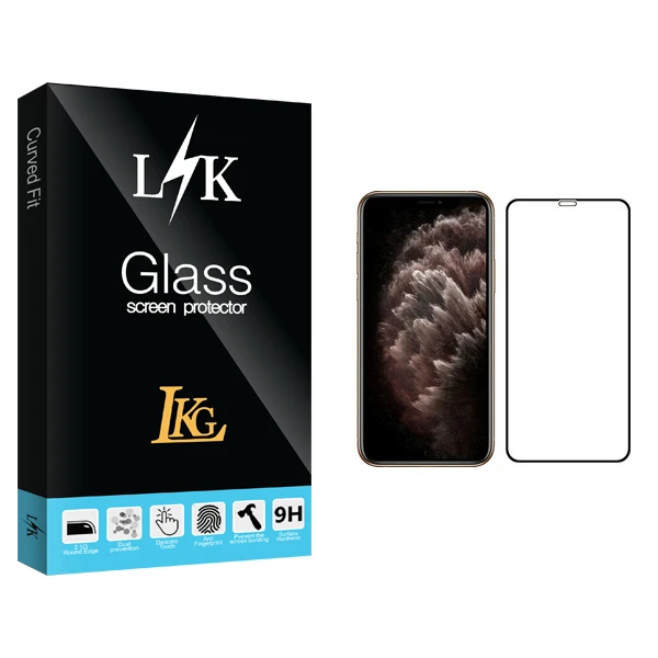 محافظ صفحه نمایش ال کا جی مدل LK Glass مناسب برای گوشی موبایل اپل iPhone 11 Pro Max