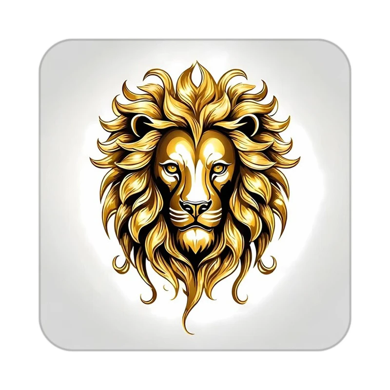 زیر لیوانی کاکتی طرح شیر مدل mp24402