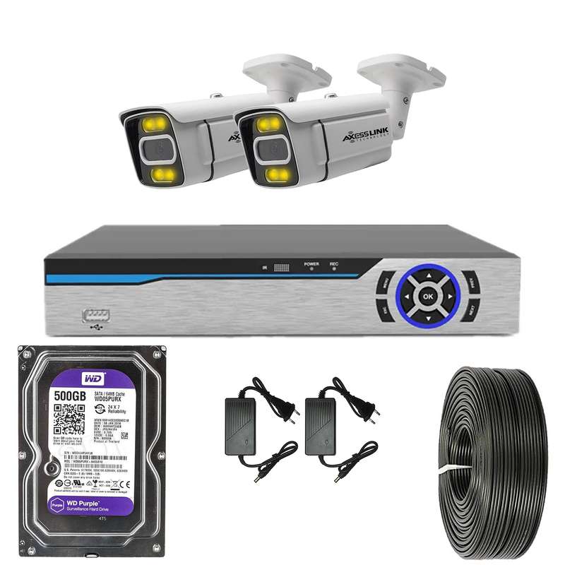 سیستم امنیتی مدل PACK 2 HD AXESSLINK مجموعه 2 عددی سیستم امنیتی مدل PACK 2 HD AXESSLINK مجموعه 2 عددی