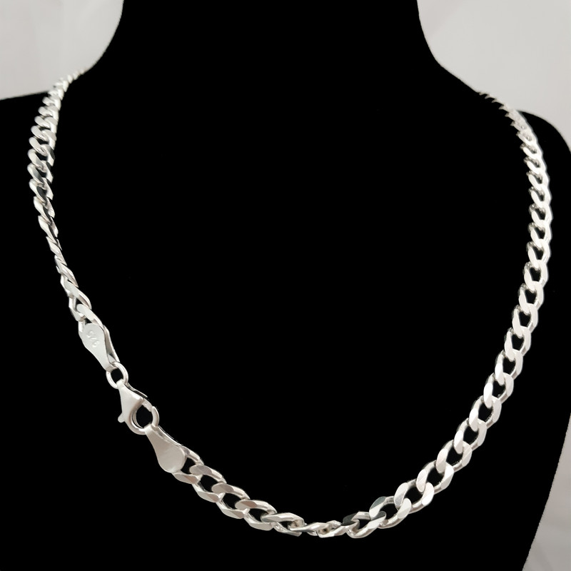 زنجیر نقره مردانه کد KART32.28