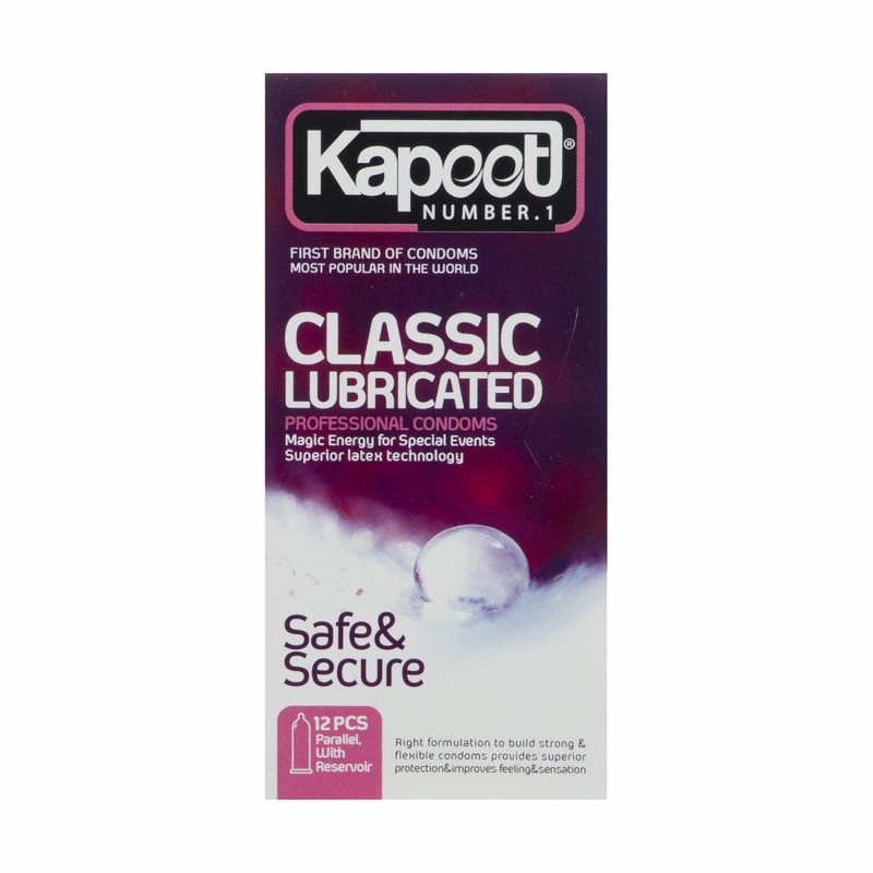 کاندوم کاپوت مدل Classic Lubricated مجموعه 2 عددی کاندوم کاپوت مدل Classic Lubricated مجموعه 2 عددی