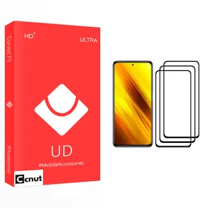 Coconut UD Glass Screen Protector For Xiaomi Poco X3 Pro Pack Of 3