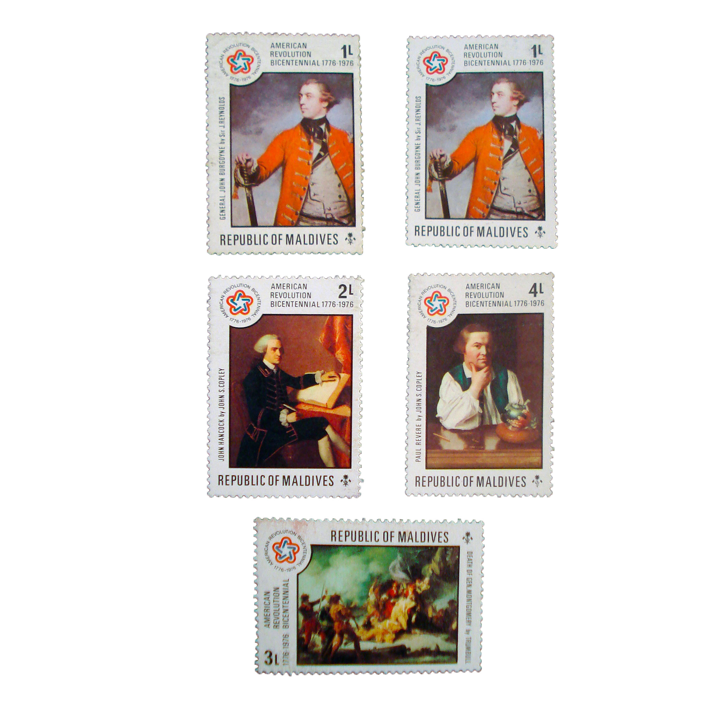 تمبر یادگاری مدل ملل كد c-920 مجموعه 5 عددي