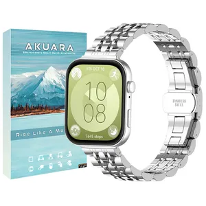 بند آکوآرا مدل 7Bead مناسب برای ساعت هوشمند هوآوی Fit 3/4/4 Pro 30mm