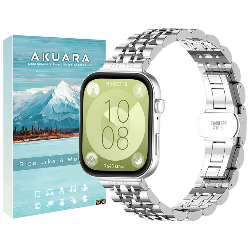 بند آکوآرا مدل 7Bead مناسب برای ساعت هوشمند هوآوی Fit 3 30mm