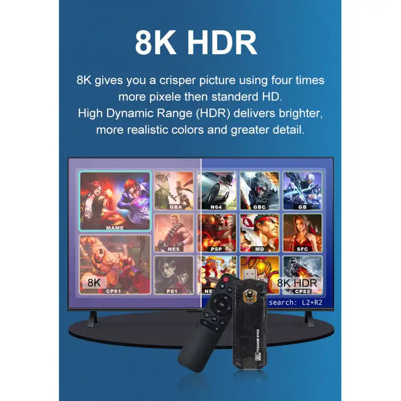 اندروید باکس مدل Game Box 8K Ultra HD