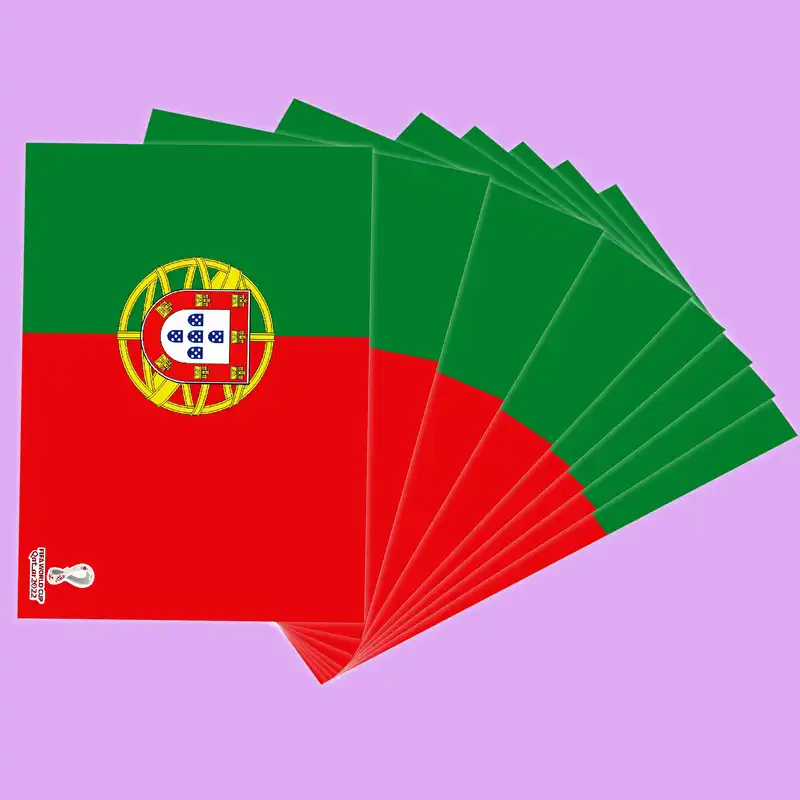 کاغذ یادداشت مستر راد مدل جام جهانی قطر طرح پرچم پرتغال کد 1017