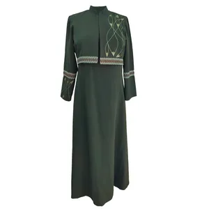 ست کت و سارافون زنانه مدل هیوا رنگ سبز یشمی