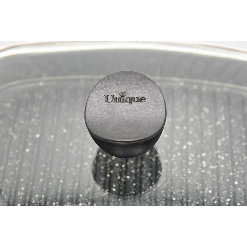 تابه گریل یونیک مدل بیضی کد 6019 مجموعه 3 عددی