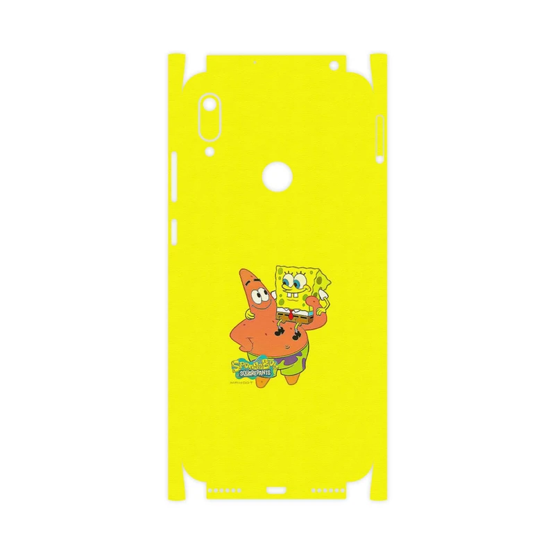برچسب پوششی ماهوت مدل SpongeBob SquarePants-FullSkin مناسب برای گوشی موبایل هوآوی Y6 Prime 2019