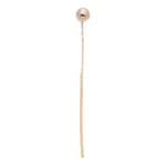 گوشواره طلا 18 عیار زنانه میو گلد مدل E1160