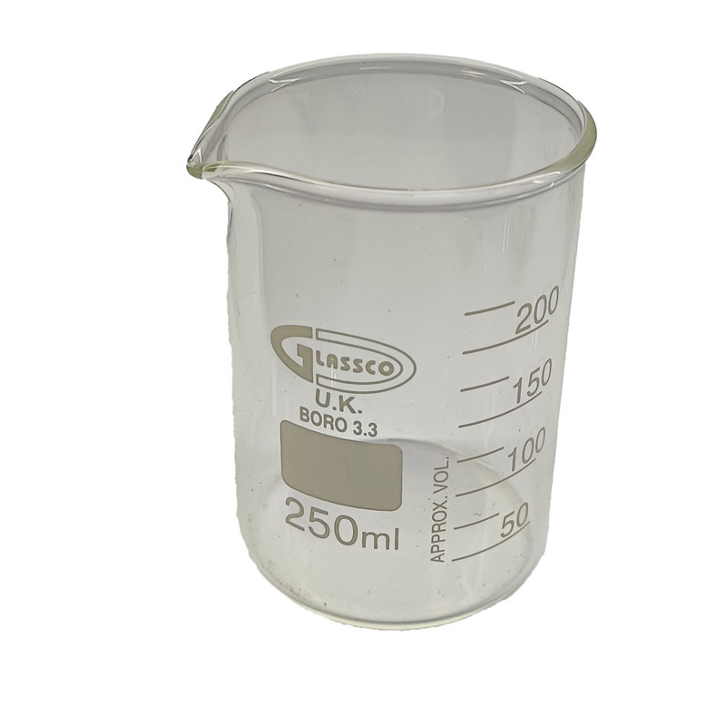 بشر آزمایشگاهی گلاسکو مدل Pyrex ظرفیت 250 میلی لیتر