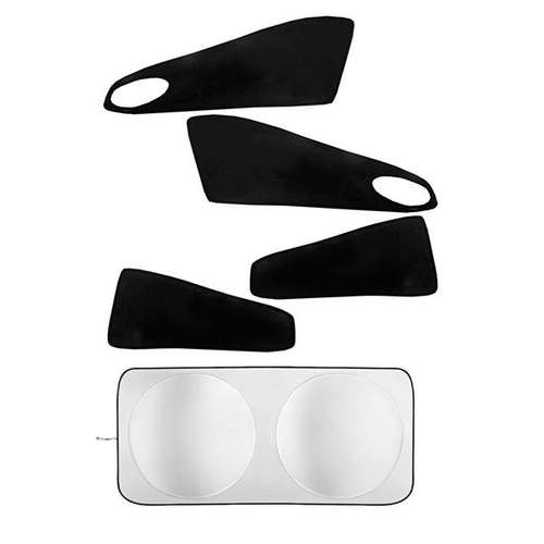 آفتاب گیر شیشه خودرو پاسیکو مدل P530 مناسب برای کیا اسپورتیج مجموعه 5 عددی