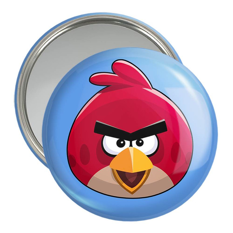آینه جیبی خندالو مدل پرندگان خشمگین Angry Birds کد 13868 آینه جیبی خندالو مدل پرندگان خشمگین Angry Birds کد 13868