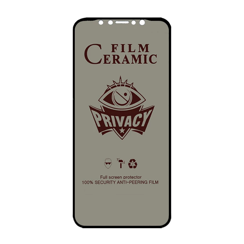 محافظ صفحه نمایش سرامیکی حریم شخصی شهر گلس مدل PRIVCERAMIC مناسب برای گوشی موبایل اپل iPhone 11 / XR