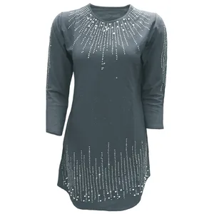 تونیک زنانه مدل PARMIS کد tm-1303 رنگ طوسی