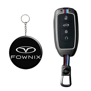 کاور ریموت و سوئیچ فلزی خودرو قطعه سازان کبیر مدل COV-FXFLZ-3010312 مناسب برای فونیکس FX به همراه جاسوئیچی