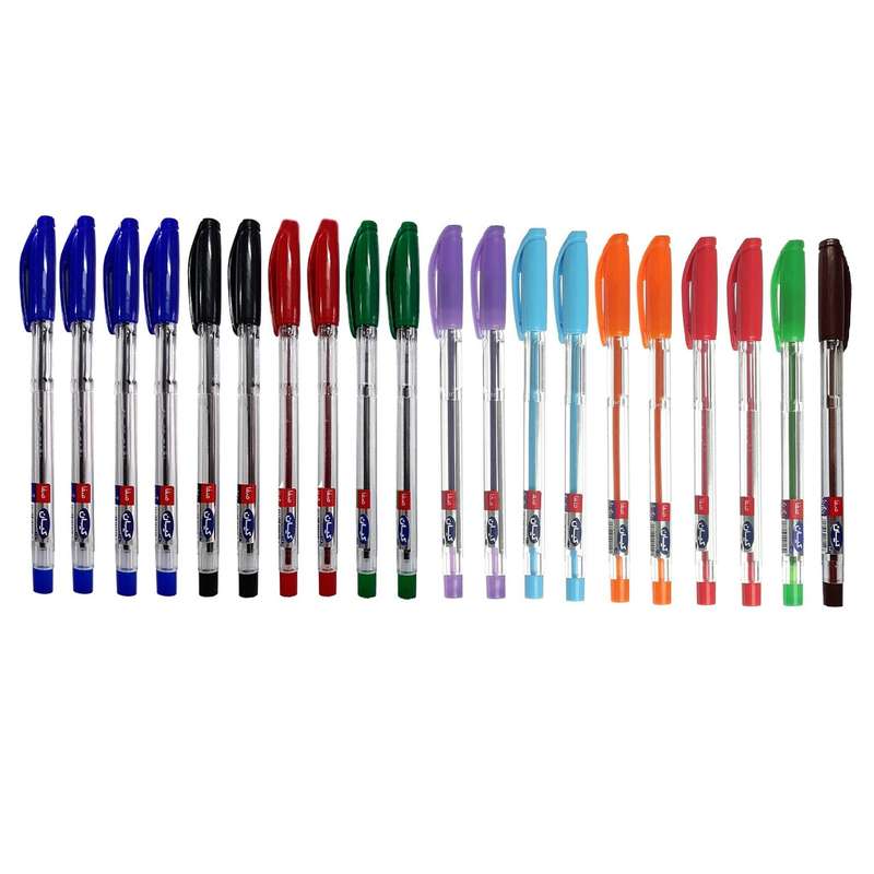 خودکار کیان مدل الوان بسته 20 عددی