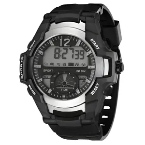 ساعت مچی دیجیتال مردانه مدل اسپرت تک زمانه کرنومتر دار بند پیو کد 3