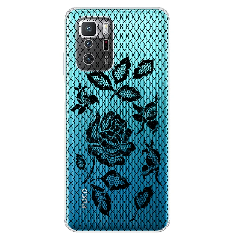 کاور مگافون طرح گل مدل C43-B مناسب برای گوشی موبایل شیائومی Poco X3 GT