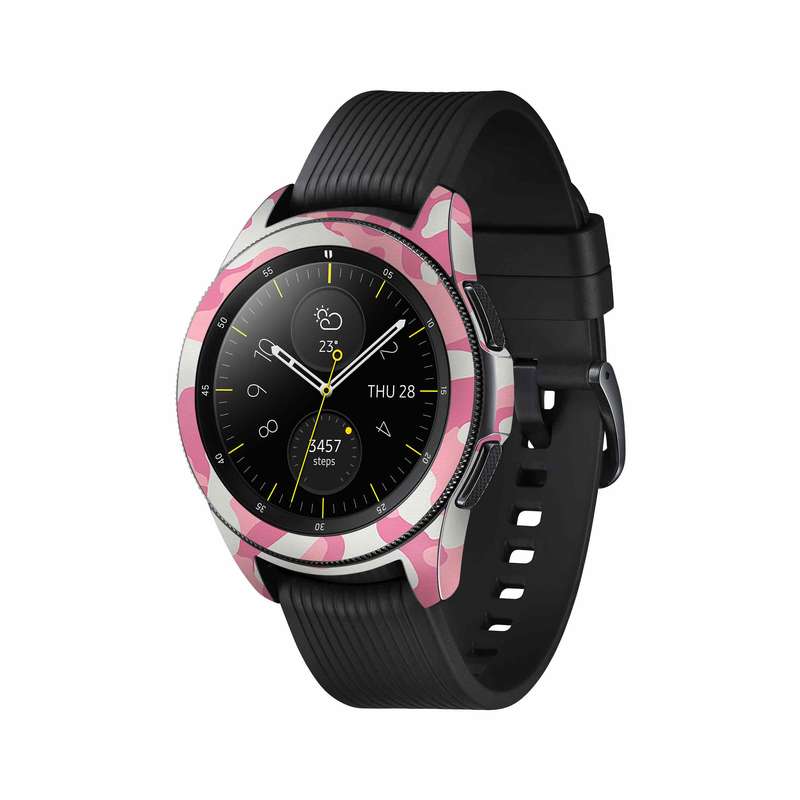 برچسب ماهوت طرح Army-Pink مناسب برای ساعت هوشمند سامسونگ Galaxy Watch 42mm